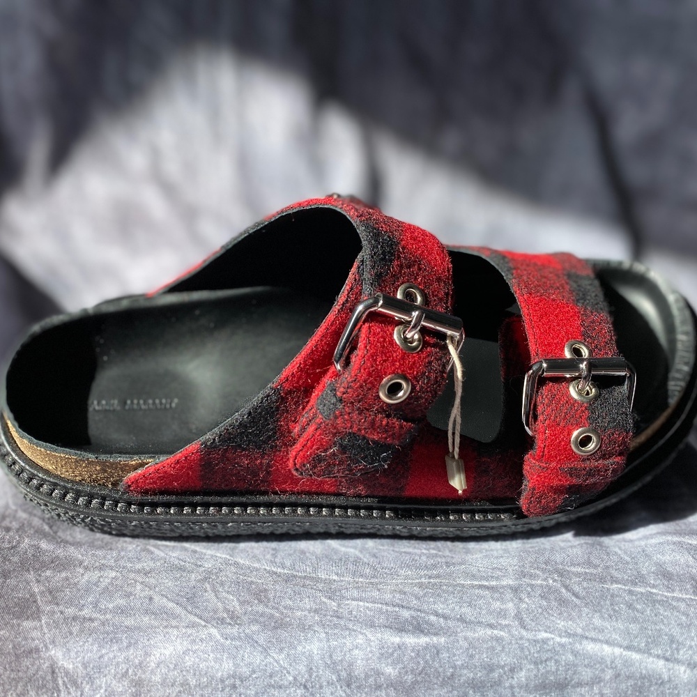 Isabel Marant Buffalo Check Slides - Never Worn N… - image 3